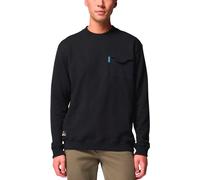 Columbia - Sweatshirt aus Baumwolle - High Cascades French Terry LS Black für Herren aus Baumwolle - Größe M - schwarz schwarz M