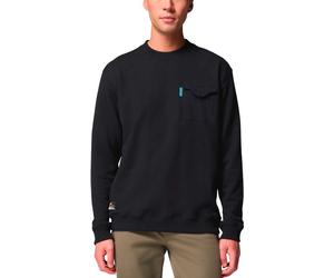 Columbia - Sweatshirt aus Baumwolle - High Cascades French Terry LS Black für Herren aus Baumwolle - Größe M - schwarz schwarz M