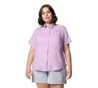Columbia Tamiami Damen-Shirt, Übergröße, Hortensie, 3X