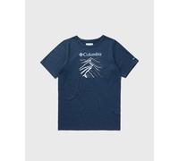 Columbia Tech Trail Short Sleeve Graphic Shirt collegiate navy heather, ridge line life (464) XL