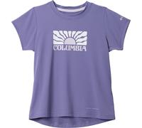 Columbia Kinder Tech Trail Utility Graphic T-Shirt (Größe 132, lila)