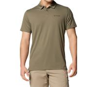 Columbia Tech Trail Utility Herren Poloshirt stone green L stone green L