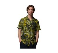 Columbia Tech Trail Utility Printed Woven Short Sleeve antique moss, geofern greenscape (764) S