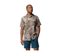Columbia Tech Trail Utility Printed Woven Short Sleeve iron, geofern (254) L
