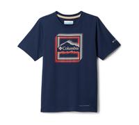 Columbia Outdoor T-shirt Kinder Junior Tech Trail™ Utility Ss Graphic Crew Blau Xs