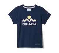 Columbia - Kid's Tech Trail Utility S/S Graphic Crew - Funktionsshirt, Gr. 152 L, blau (CollegiateNavy/RainbowRidge)