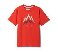 Columbia Tech Trail Utility Short Sleeve Graphic Crew super sonic, energetic (845) XL