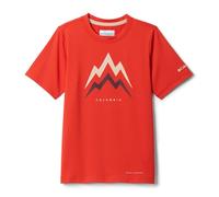 Columbia Kinder Tech Trail Utility Graphic T-Shirt (Größe 132, rot)