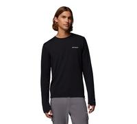Columbia Tech Trail Utility Warmes Langarm-Strickoberteil mit Rundhalsausschnitt, Feuchtigkeitsableitendes Material, Geruchsschutz, Daumenlöcher, Recyceltes Polyester, UPF 50 - Herren