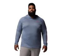 Columbia Terminal Tackkle-Kapuzenpullover für Herren, Carbon Heather/Red Spark Logo, 4X