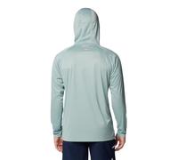 Columbia Terminal Tackle Heather Herren-Kapuzenpullover, Crushed Blue Heather/Faded Peach Logo, Größe XS