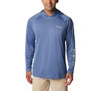 Columbia Terminal Tackle Kapuzenpullover für Herren, Bluebell/Cool Grey Logo, Größe XL
