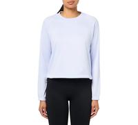Columbia Damen Tidal Light Cropped Fleece Crew, Snowdrift, X-Small
