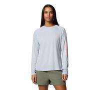 Columbia Damen Tidal Light Ii Hoodie, Cirrus Grey/Tiki Pink Logo, Groß