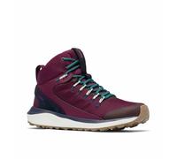 Columbia Trailstorm Mid Waterproof wasserdichte Trekking Und Wanderstiefel für Damen, Rot (Marionberry x Deep Water), 42 EU