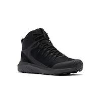 Columbia Trailstorm Mid Waterproof wasserdichte Trekking Und Wanderstiefel für Herren, Schwarz (Black x Dark Grey), 45 EU