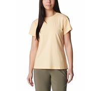 Columbia Trainingsshirt "Sun Trek™" in Beige - Größe XS | Damen Outdoor Tops Shirts