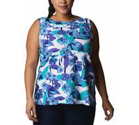 Columbia Trainingstop "Chill River™" in Blau - Größe XS | Damen Outdoor Tops Shirts