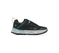 Columbia Women's Facet 75 Outdry, Waterproof Low Rise Trekking and Hiking Shoes, Black/Teal, 4