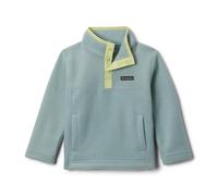 Columbia Unisex Baby Steens Mountain Ii 1/4 Snap Pull-Over Fleece-Jacke, Crushed Blue/Citron Haze, 2 Jahre