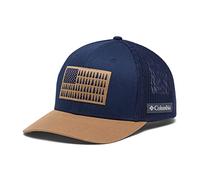 Columbia Unisex-Erwachsene Ballkappe aus Netzstoff, Motiv: Baumflagge, hoch Cap, Collegiate Navy/Delta, X-Large