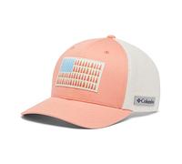 Columbia Unisex-Erwachsene Ballkappe mit Baumflagge, Netzstoff Cap, Summer Peach/Kreide, X-Large
