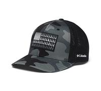 Columbia Unisex-Erwachsene Baumflagge Mesh Ball Cap, Black Mod Camo, S-M
