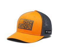Columbia Unisex-Erwachsene PFG Fischflaggen-ballkappe, Hohe Krone Cap, Orange Blast/City Grey/Trout Flag, L-XL