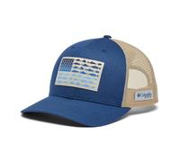 Columbia Unisex-Erwachsene PFG Fish Flag Mesh Snap Back Verschluss, Carbon/Ancient Fossil, Einheitsgre