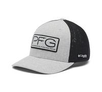 Columbia Unisex-Erwachsene PFG Hooks Mesh Ballkappe Cap, Cool Grey Heather/Black, Small-Medium