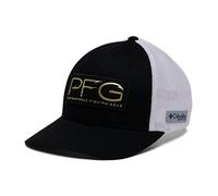 Columbia Unisex-Erwachsene PFG Haken Mesh Ball High Crown Cap, Schwarz/Gold, XX-Large