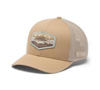 Columbia Unisex-Erwachsene PFG Patch Mesh Ball Cap Verschluss, Beach/Fossil/Big Badge Bass, L/XL