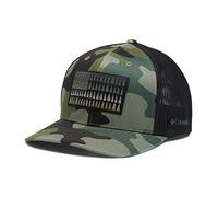 Columbia Unisex-Erwachsene Tree Flag Mesh Ball Cap, Stone Green Mod Camo, X-Large
