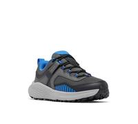 Columbia Unisex Kids Kids Konos Low Low Rise Hiking Shoes, Grey (Y Dark Grey x Vivid Blue), 6 UK