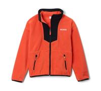 Columbia Unisex Kinder Sequoia Grove Fleece mit durchgehendem Reißverschluss, Zing/Schwarz, Small