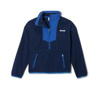 Columbia Unisex Kinder Sequoia Grove Half Zip Fleece Fleecejacke, Collegiate Navy/Mountain Blue, Large
