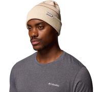 Columbia Unisex Lost Lager Recycled Beanie chalk, rainbow stripes, columbia label (193) O/S