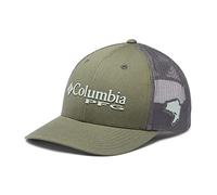 Columbia Unisex PFG Logo Mesh Snap Back-Mid Cap, Zypressen, kühles Grün, Bass, Einheitsgröße