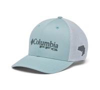 Columbia Unisex-Erwachsene PFG Logo Mesh Ball Cap Verschluss, Crushed Blue/Cool Grey/Bass Graphic, S/M