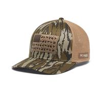 Columbia Unisex PHG Camo Mesh Ballkappe-Hoch Cap, Mossy Oak Bottomland/Game Flag, L-XL