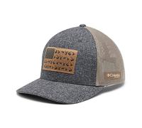 Columbia Unisex PHG Game Flag Mesh Ball Cap Verschluss, Grill Heather/Flachs, S-M