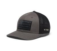 Columbia Unisex PHG Game Flag Mesh Ball Cap, Grill/Schwarz, S-M