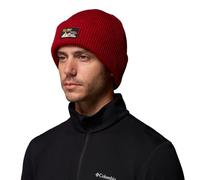 Columbia Provisions Cuffed Beanie red dahlia, heritage high cascades (660) O/S