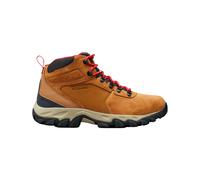 Columbia Wanderschuhe Newton Ridge Plus II Suede wasserdicht hellbraun/rot Größe 42.5