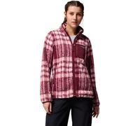 West Bend Print Full Zip II RICH WINE HERRINGPLAID L