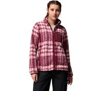 Columbia WEST BEND™ PRINT FULL ZIP II Damen Sweatshirt, weinrot, größe L