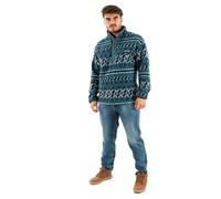 Columbia Winterpullover Helvetia II Printed Half 429 Everblue Knit, blau, XL
