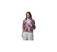 columbia women s fleece 1 2 zip sequoia grove printed violet L