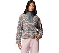 Columbia Sequoia Grove II Printed Half Zip Fleecejacke Damen grau taupe - XL