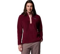 Columbia Women's Benton Springsii Half Snap Fleece Pullover II rich wine, eraser pink (624) M